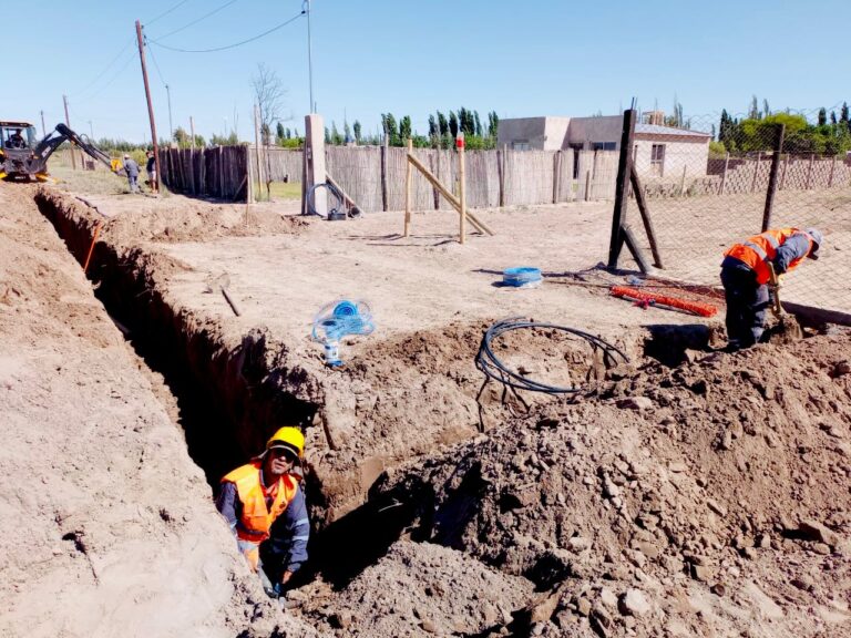 Santa Rosa amplía la red de agua en Catitas Viejas